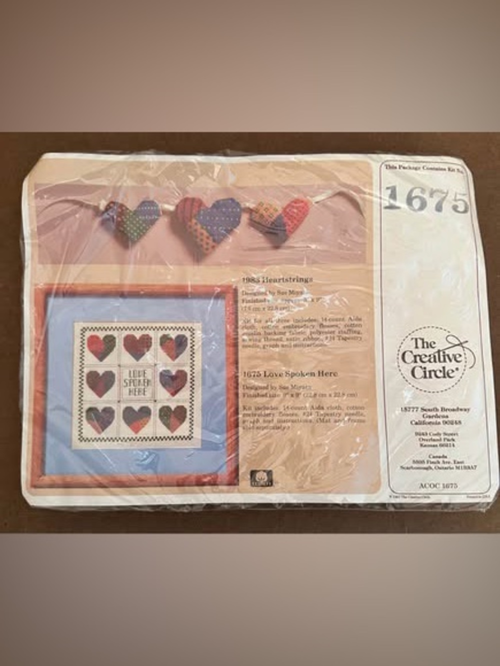 Creative Circle Multi-Color Embroidery Needlepoint kit